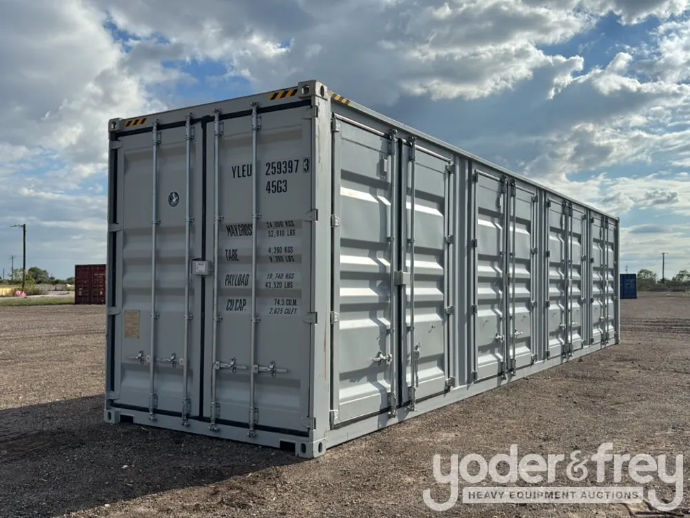 40' Multi Door Container, 4 Door