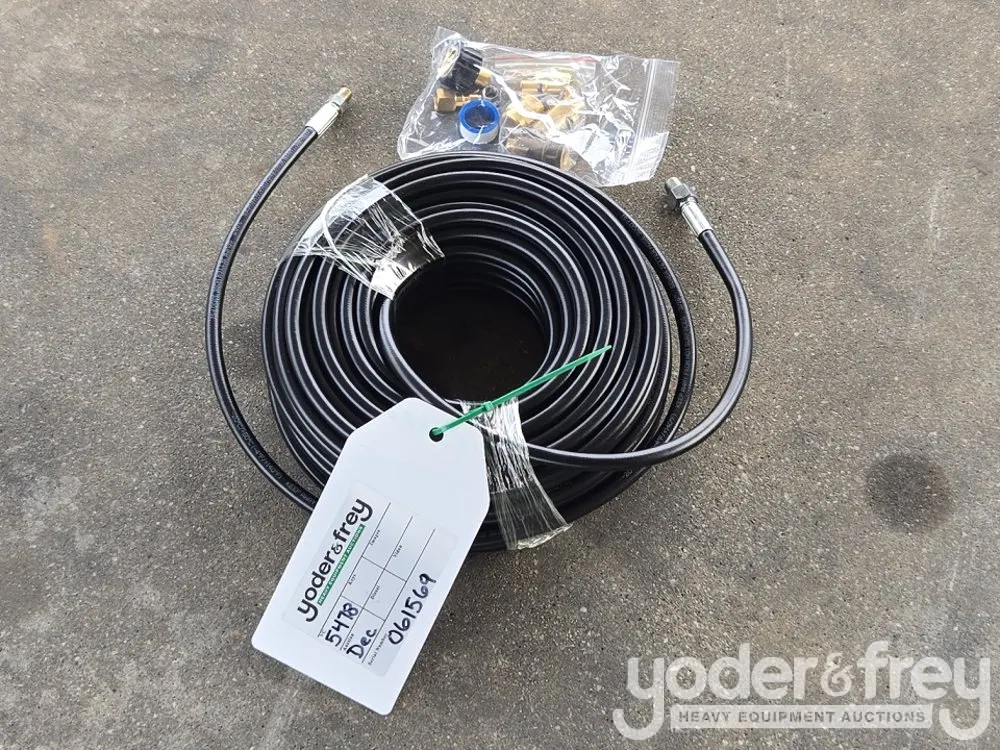 Unused 100' Universal 3200 PSI Sewer Jet Cleaning Hose to suit Pressure Washer