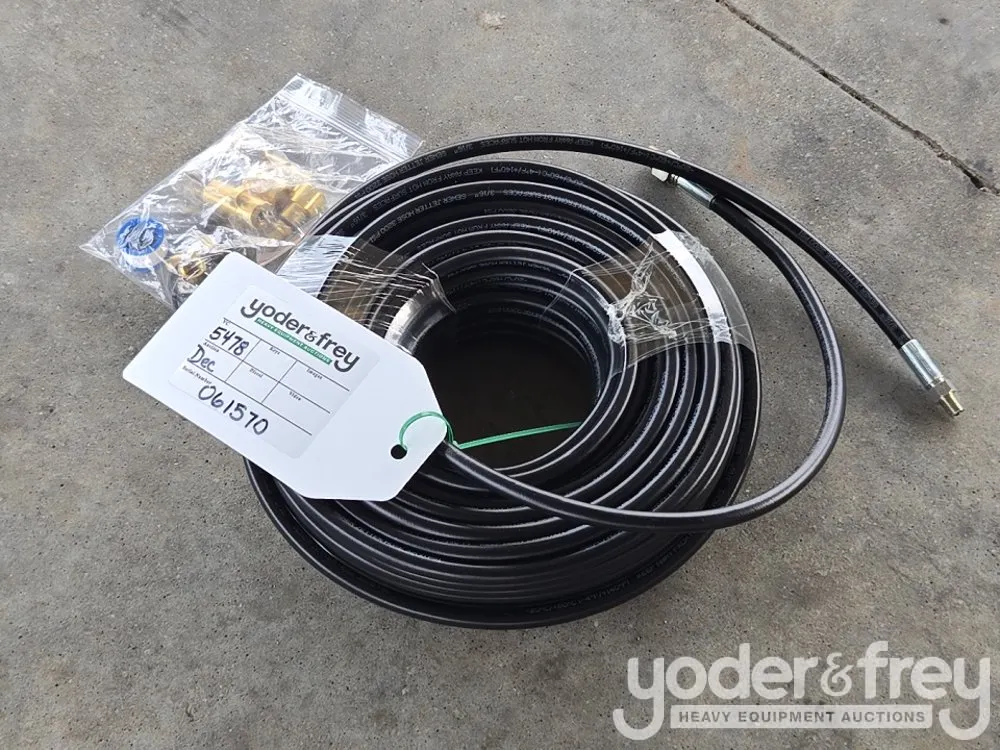 Unused 100' Universal 3200 PSI Sewer Jet Cleaning Hose to suit Pressure Washer