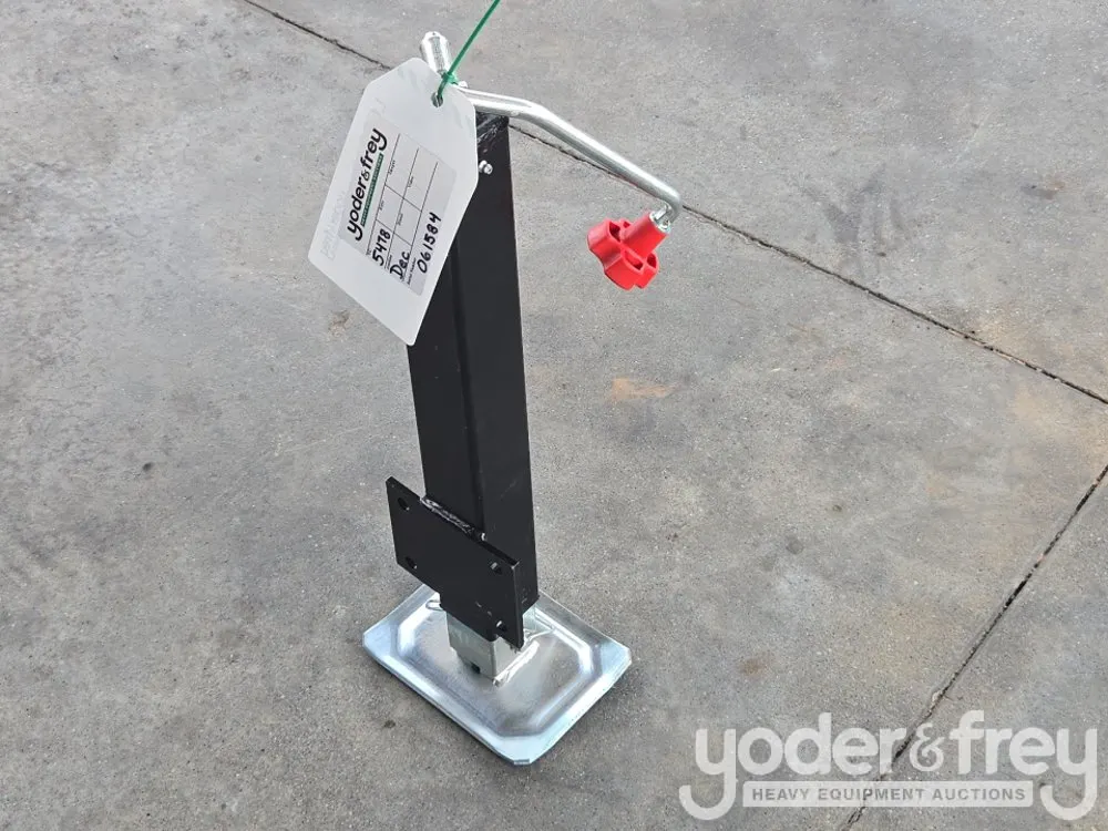 Unused 8000 lb Trailer Jack c/w Foot Plate