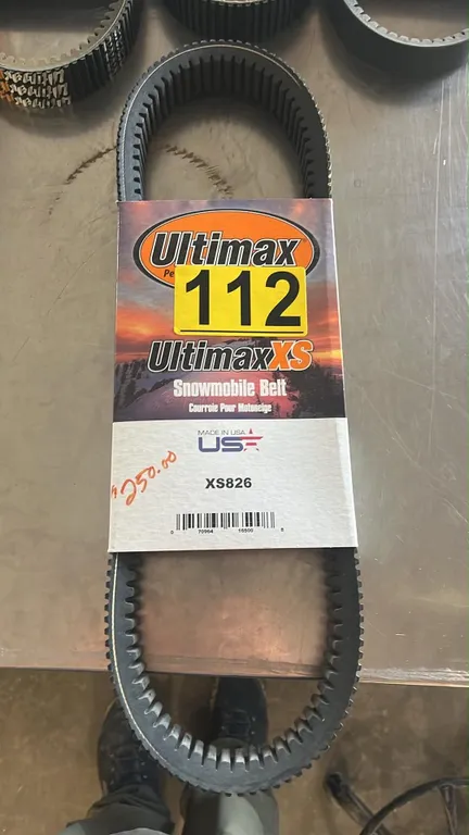OFFSITE - New Ultimax xs826 snowmobile belt