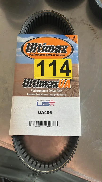 OFFSITE - New ultimax ua406 atv belt