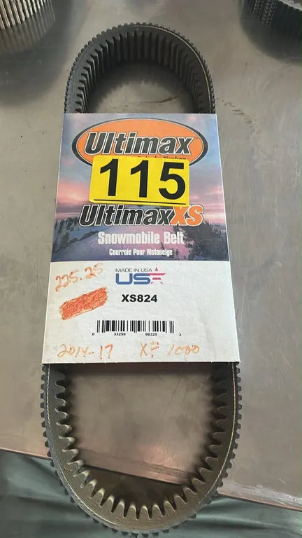 OFFSITE - New ultimax xs824 snowmobile belt