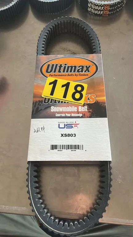 OFFSITE - New ultimax xs803 snowmobile belt