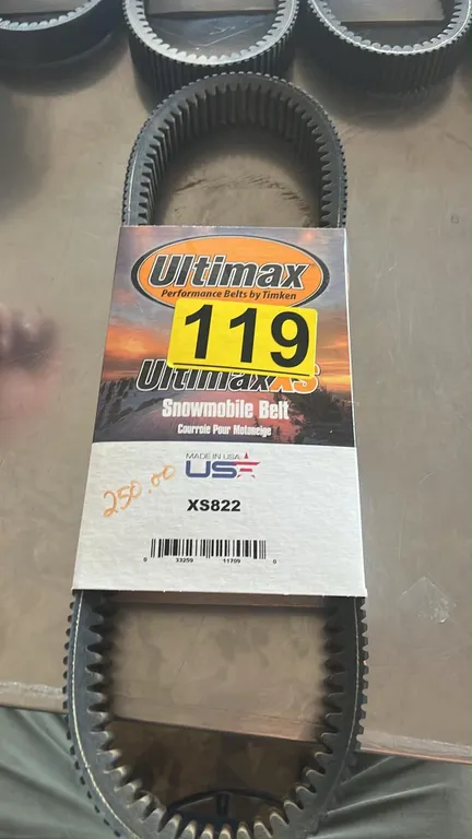 OFFSITE - New ultimax xs822 snowmobile belt