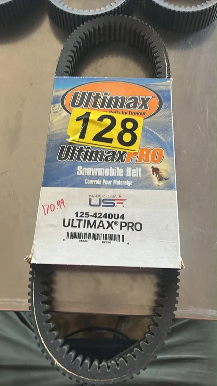OFFSITE - New ultimax pro 125-4240u4 snowmobile belt