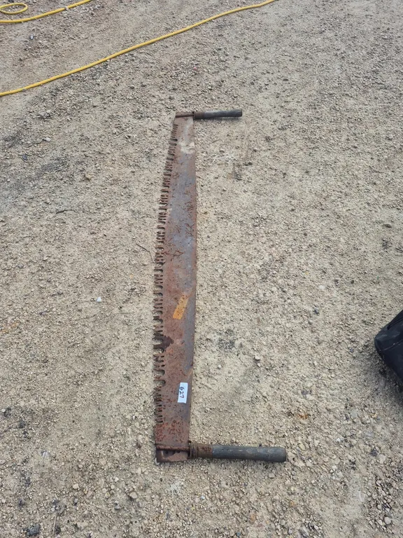 Antique, 2 person saw