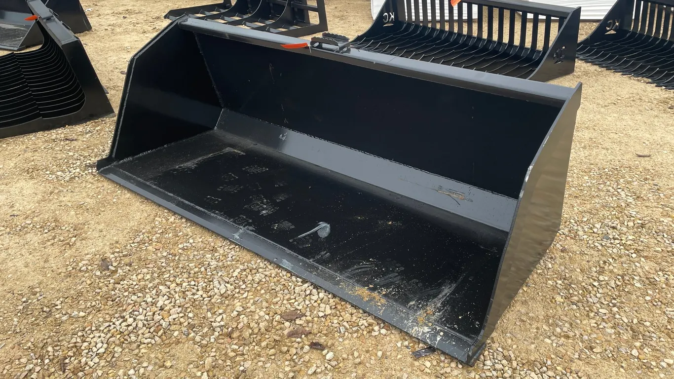 New KC 84" Skid Steer Snow or Material Bucket