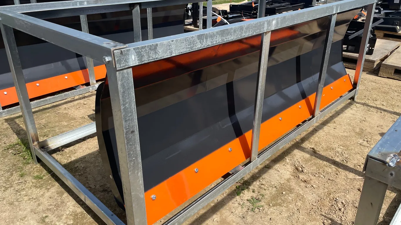 Wolverine Skid Steer Snow Pusher Attachment