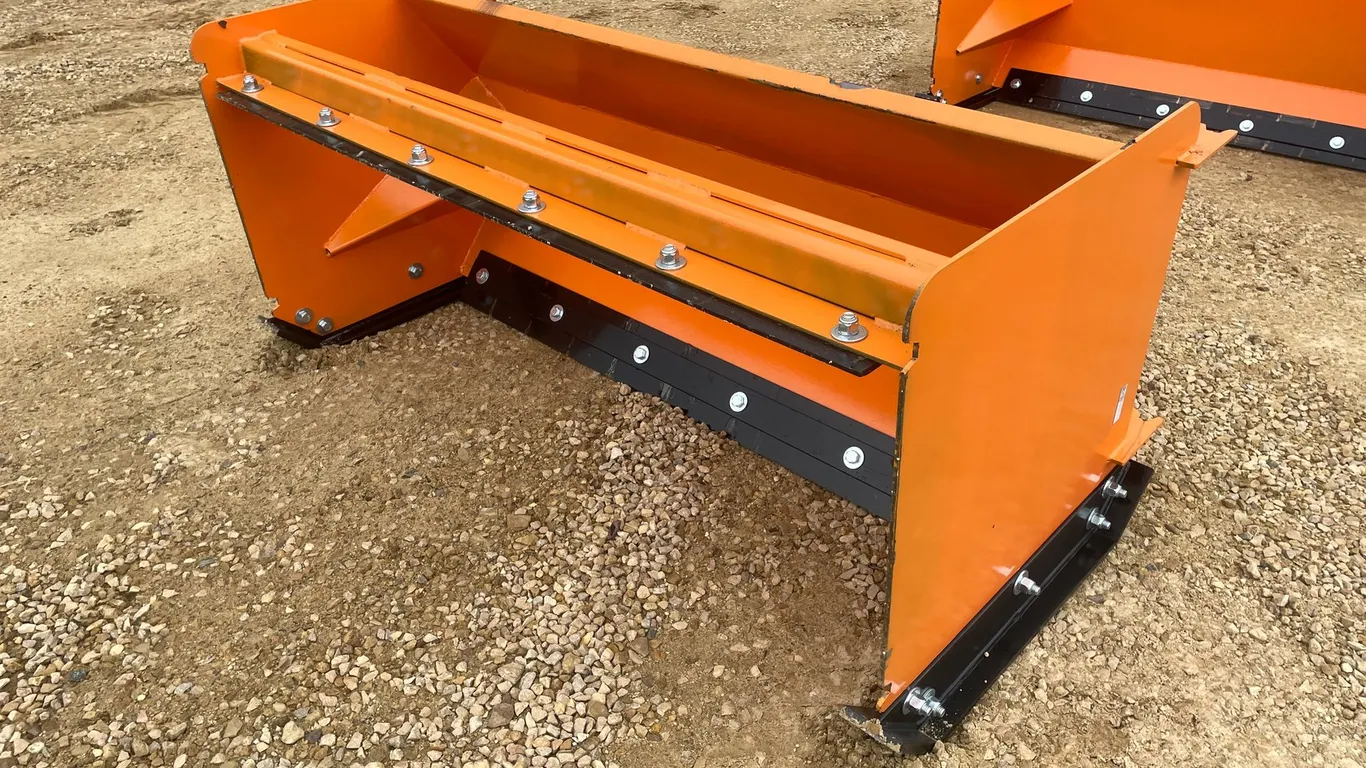 New KC 72" Snow Pusher/Pull Back for Skid Steer