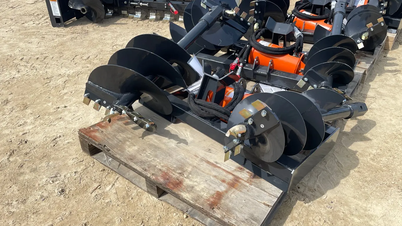 Wolverine Skid Steer Auger Drive and Bit Attachment