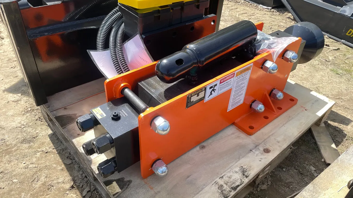 Wolverine Skid Steer Post Driver Attachment