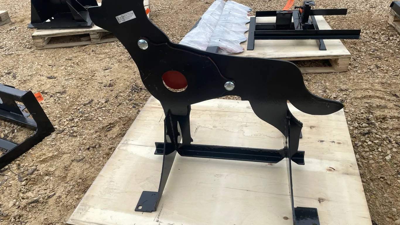 New KC AR500 Steel Coyote Shooting Target with Heart Flapper