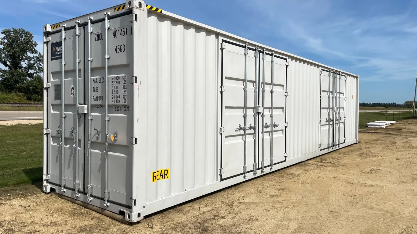 Single Use 40' High Cube Multi Door Steel Container