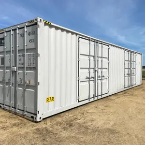 Single Use 40' High Cube Multi Door Steel Container