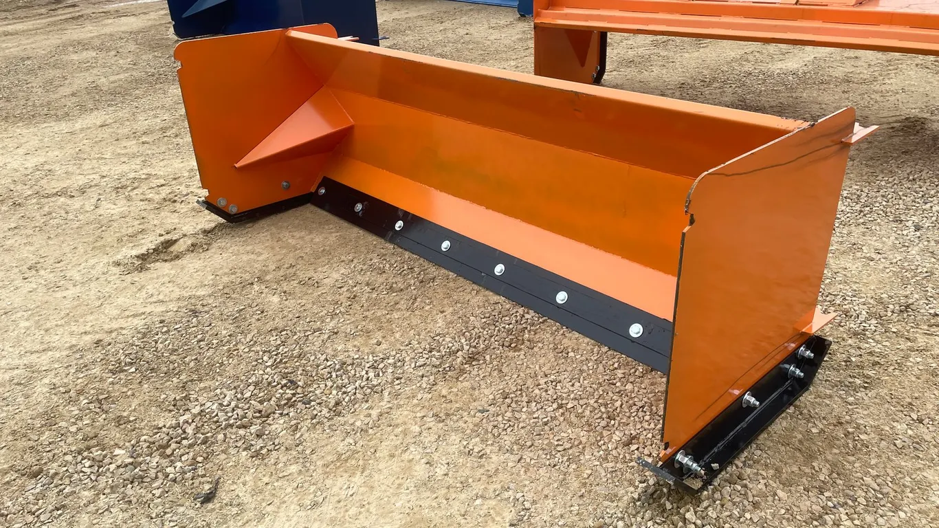 New KC 96" Snow Pusher for Skid Steer