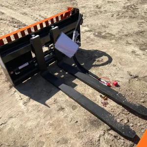 Wolverine Skid Steer Pallet Fork Hydraulic Adjustable Attachment