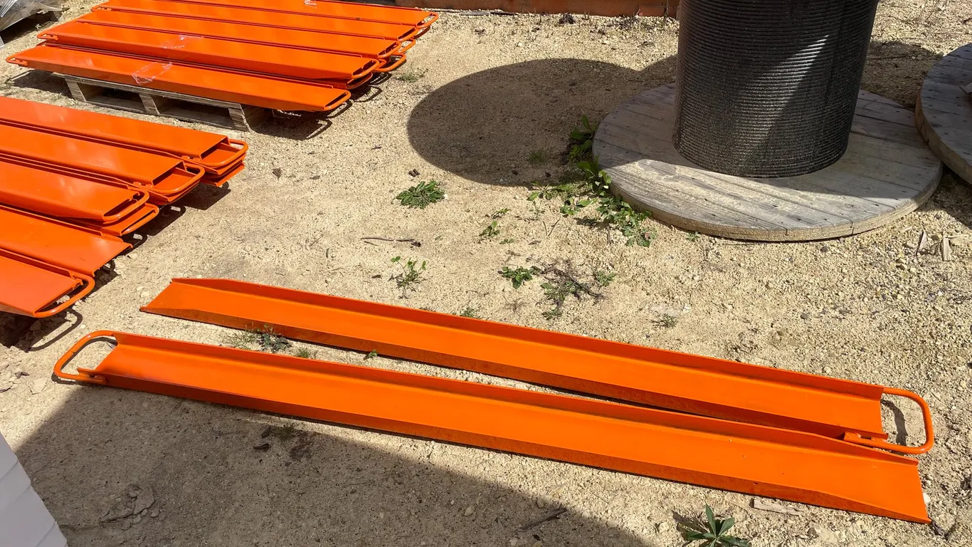 Wolverine Skid Steer Pallet Fork Extensions Attachment