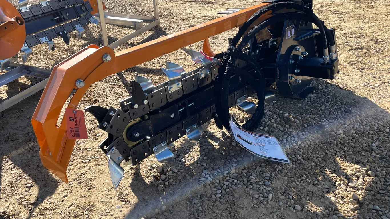 LandHonor Mini Skid Steer Trencher Attachment