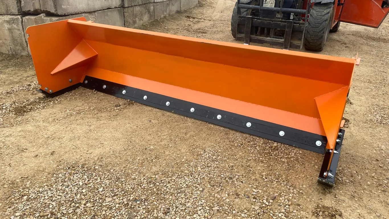 New KC 120" QT Snow Pusher with Steel Blade