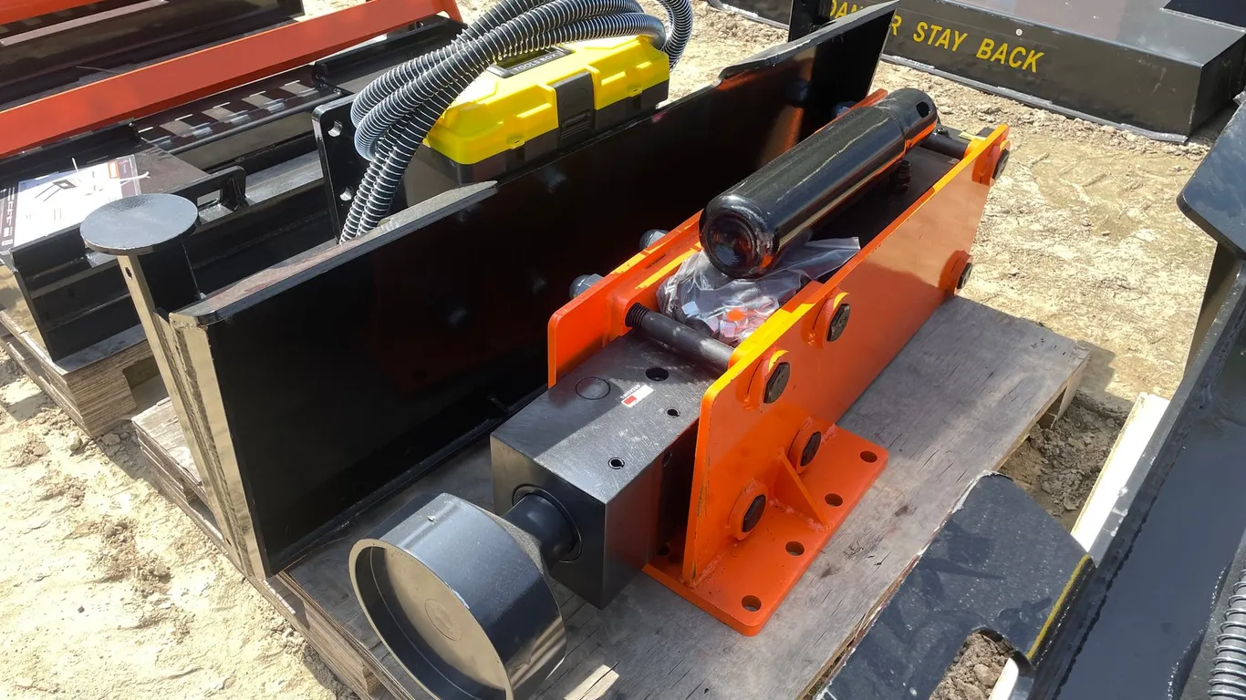 Wolverine Skid Steer Post Driver Attachment