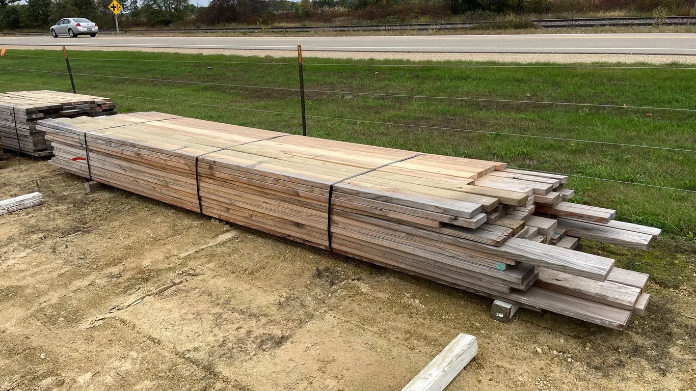 Bundle of Construction Grade 2' x 6' and 2' x 8' Lumber