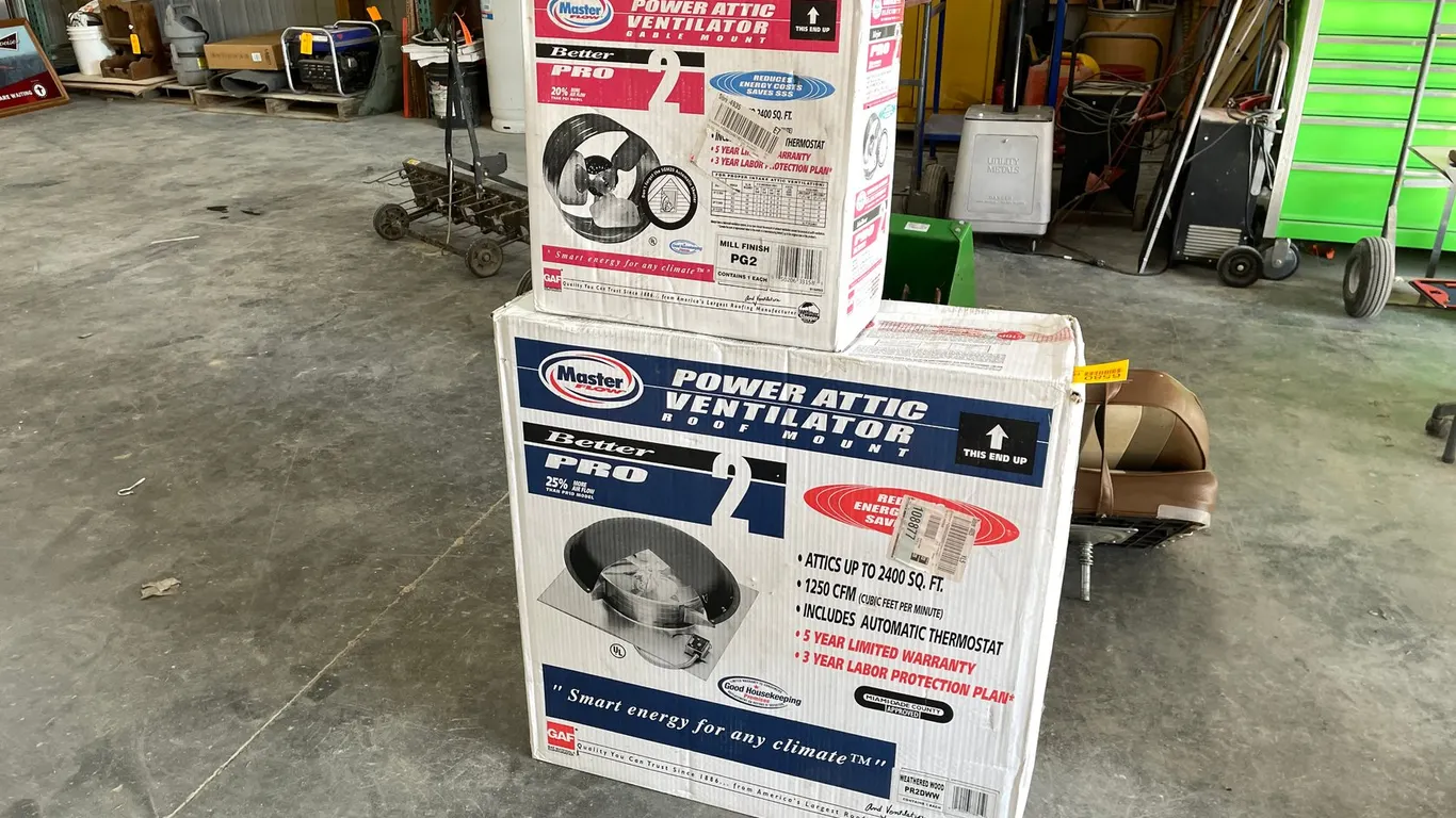 (2) Pro Attic Vents