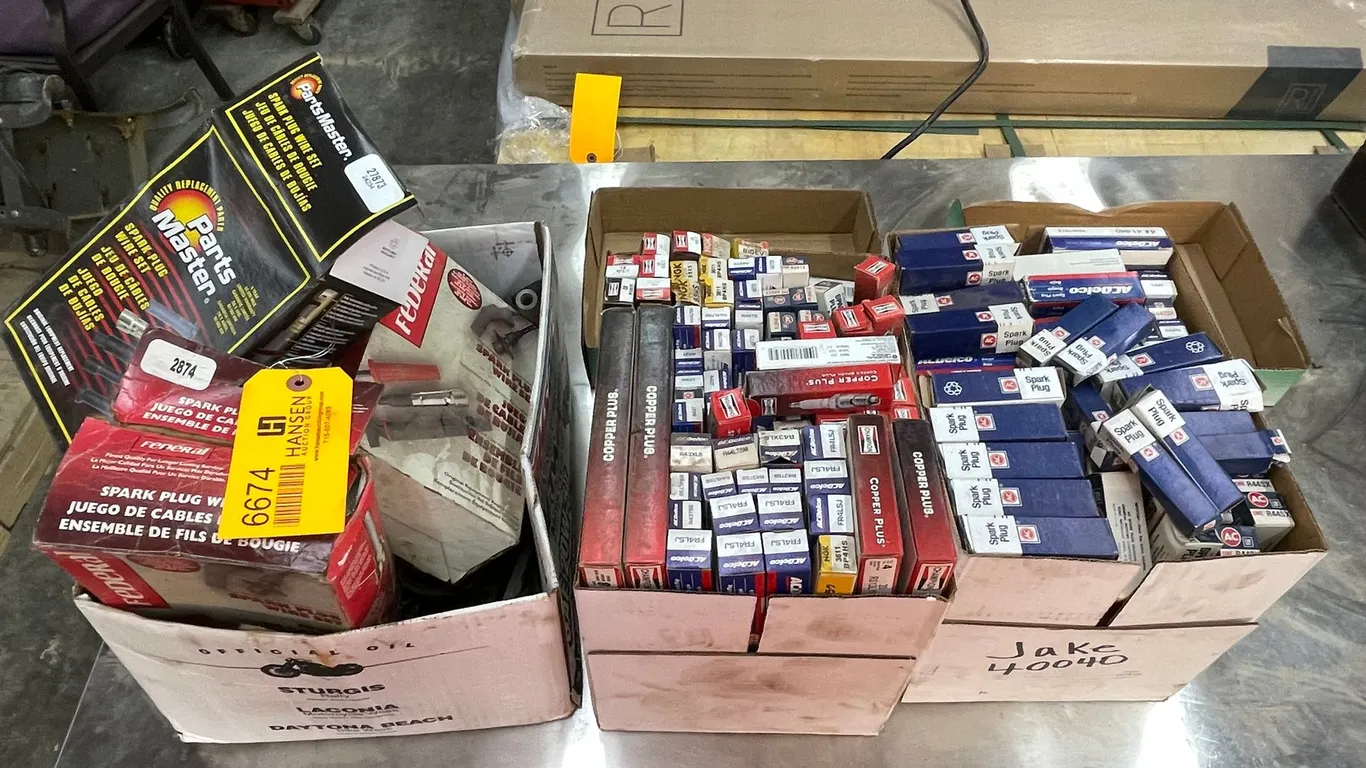 (3) Boxes of Automotive Spark Plugs and Wires