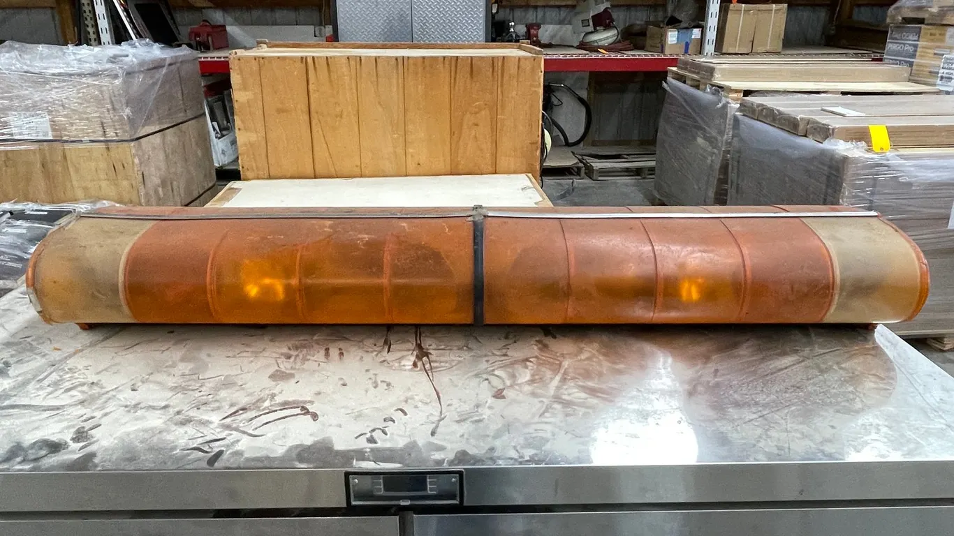 Aero Dynamic Orange Safety Light