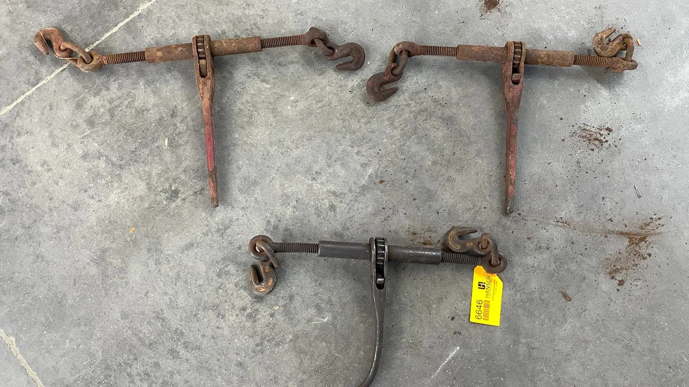 (3) Used Chain Binders