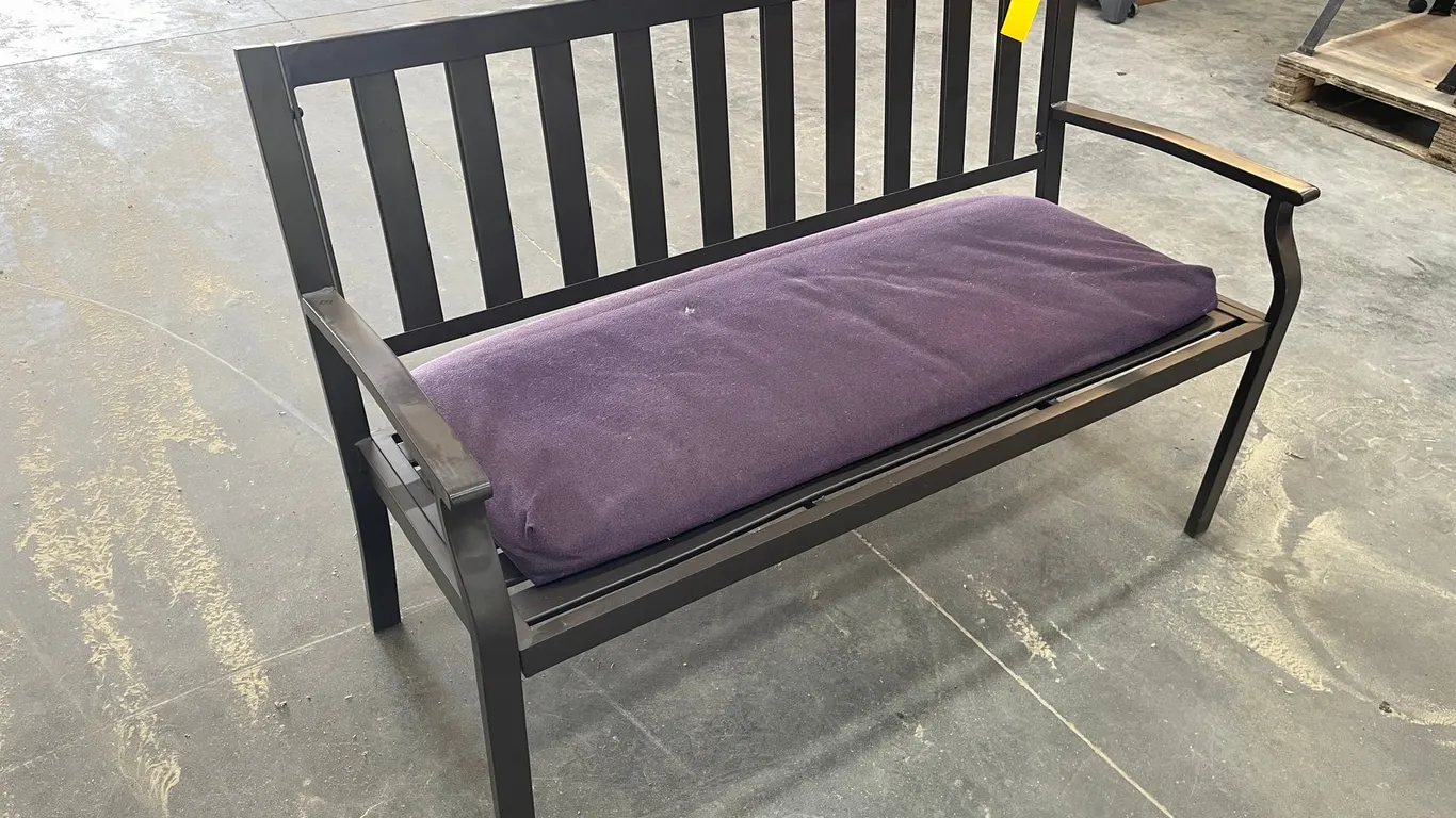 Iron Love Seat Bench