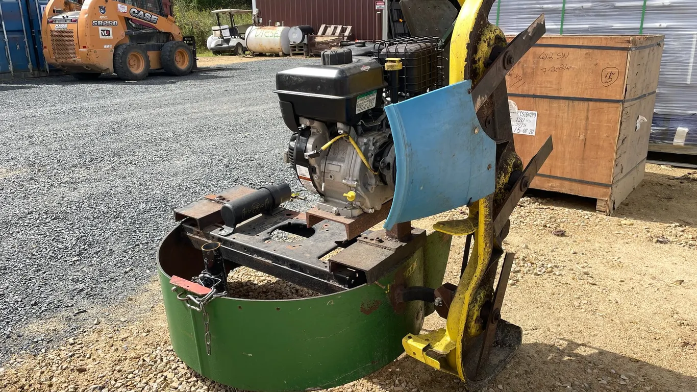 Home Made Fork Pocket Vertical Brush Mower