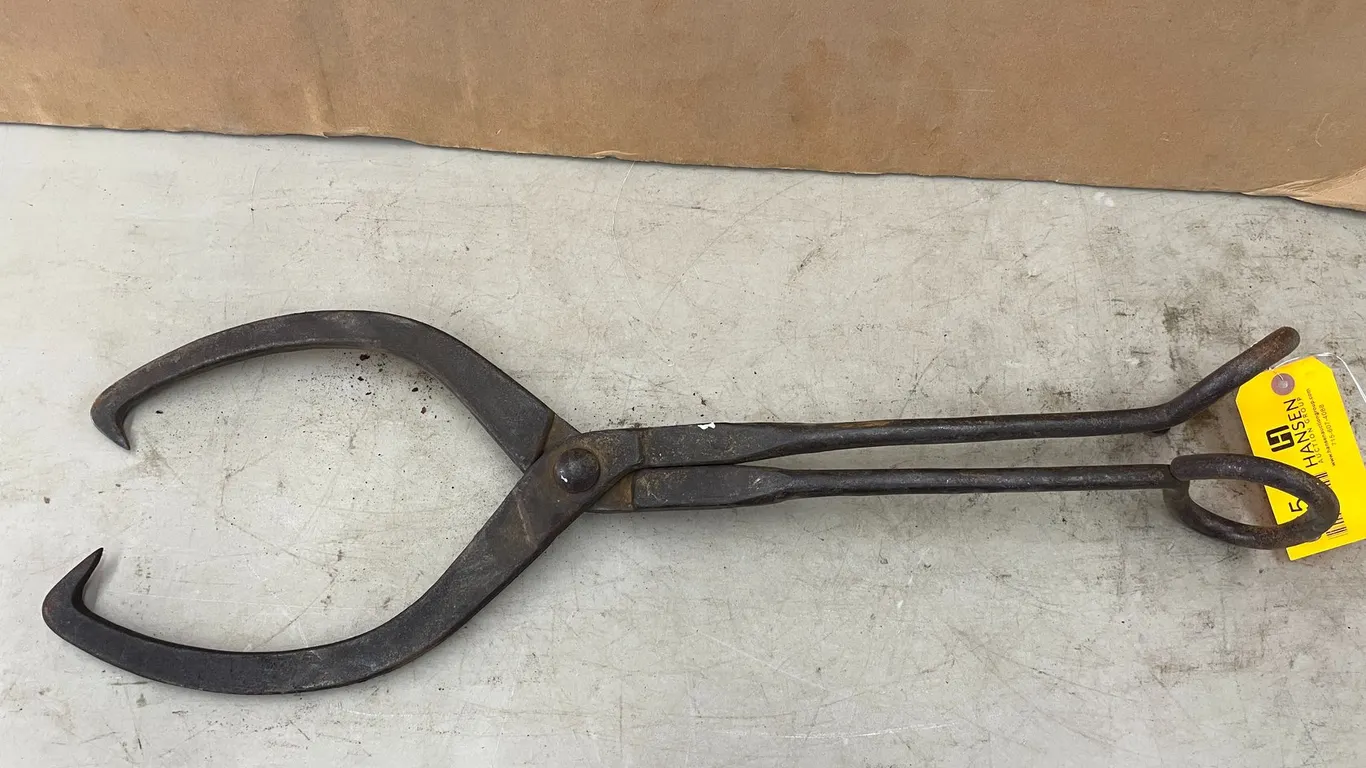 Vintage Log /Ice Block Tongs