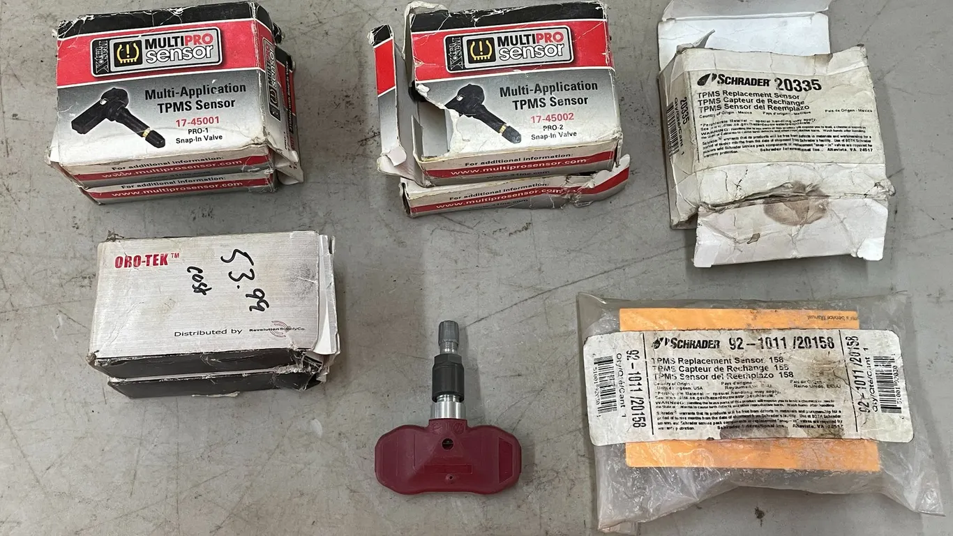 (9) Tire TPMS Sensors