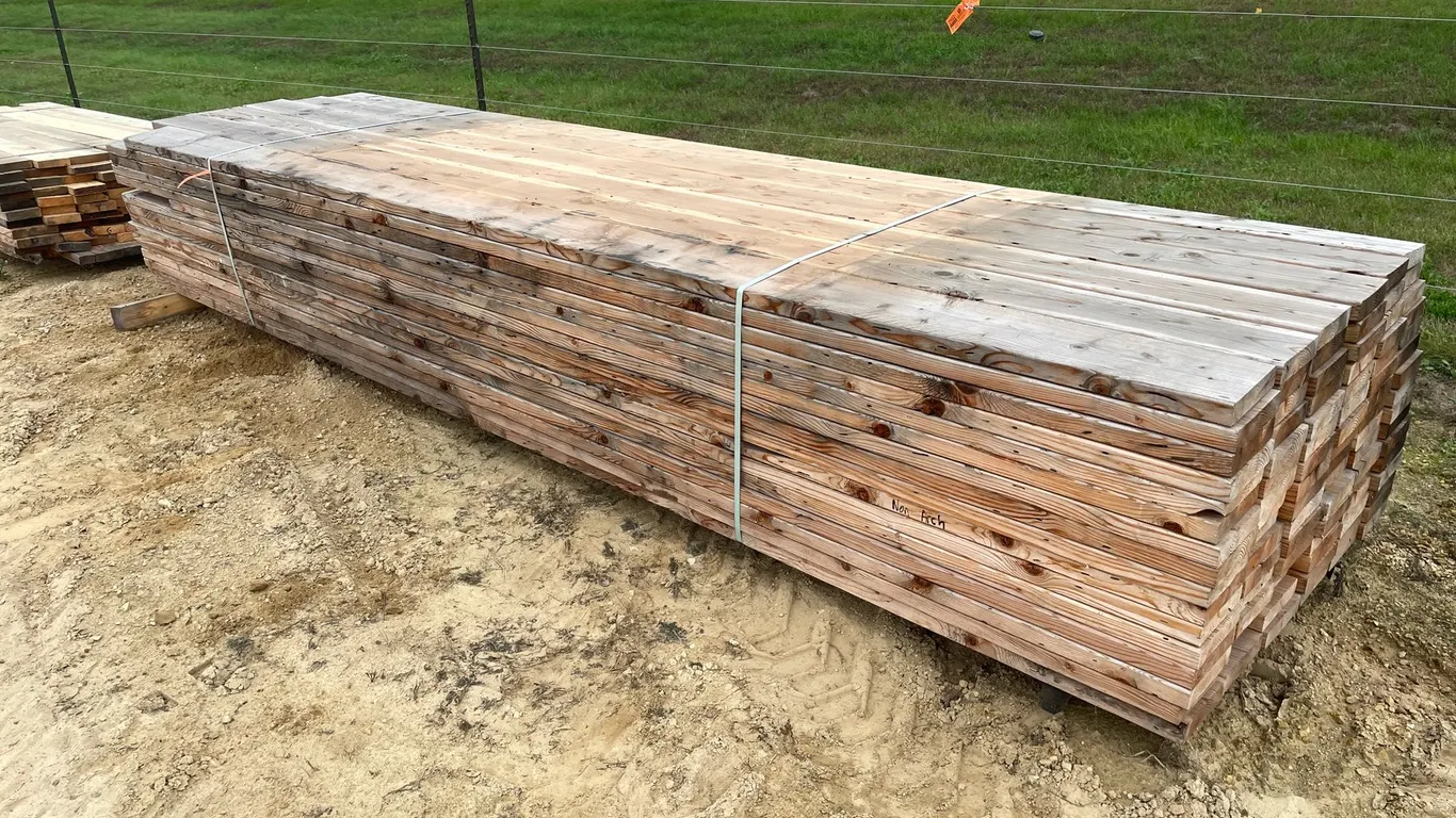 Bundle of Construction 2' x 8' Lumber