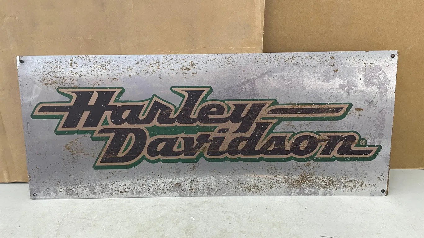 Metal Harley Davidson Sign