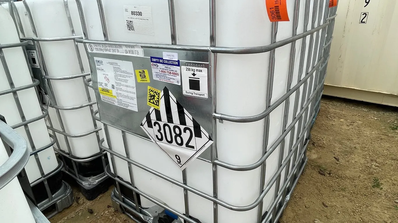 Caged Poly Water Tote