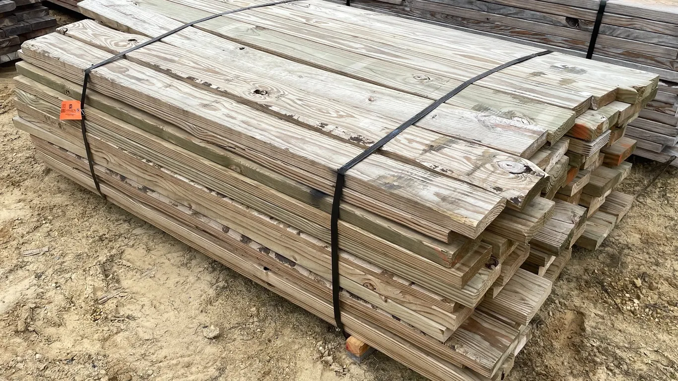 Bundle of Treated 2' x 6' and 2' x 8' Lumber