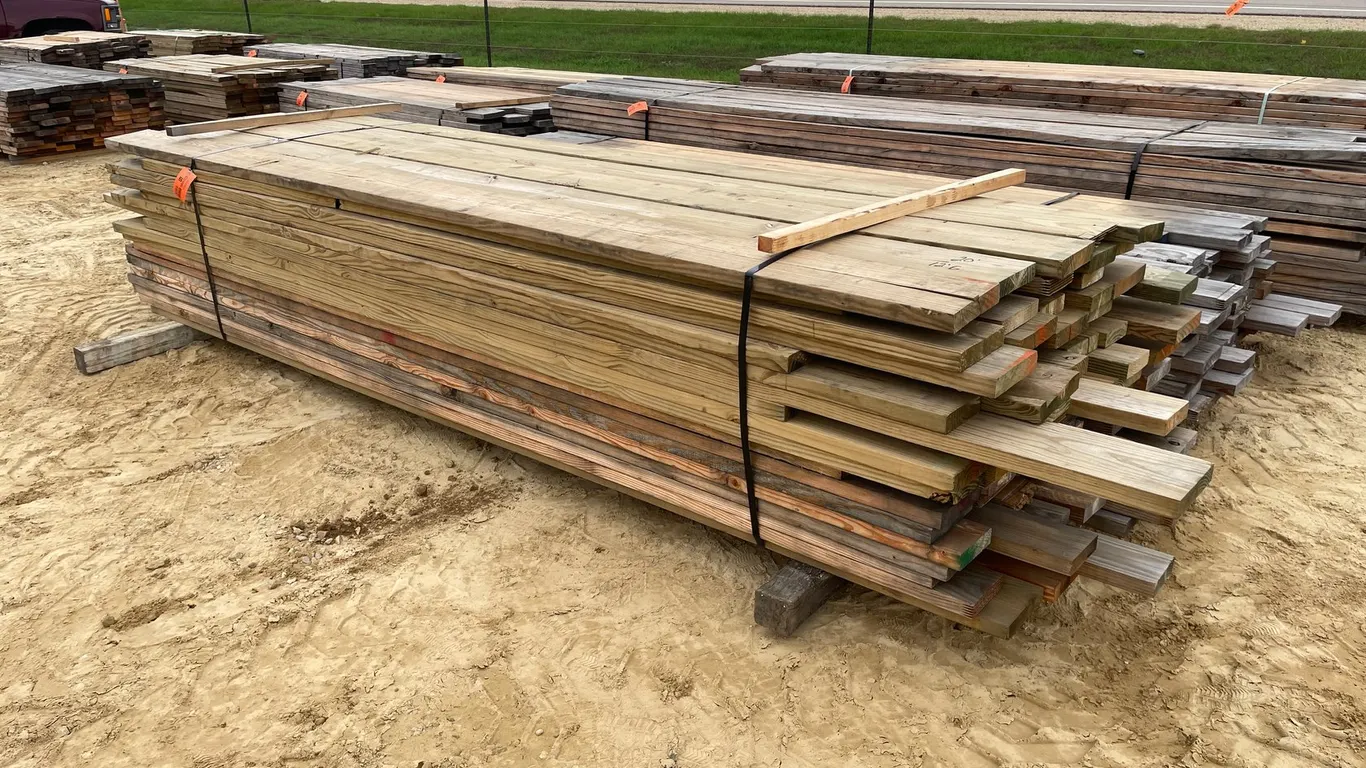 Bundle of Construction Grade and Treated 2' x 6' and 2' x 8' Lumber