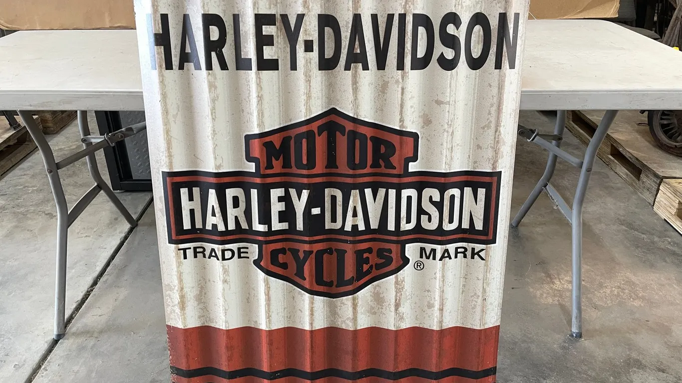 Harley Davidson Metal Sign