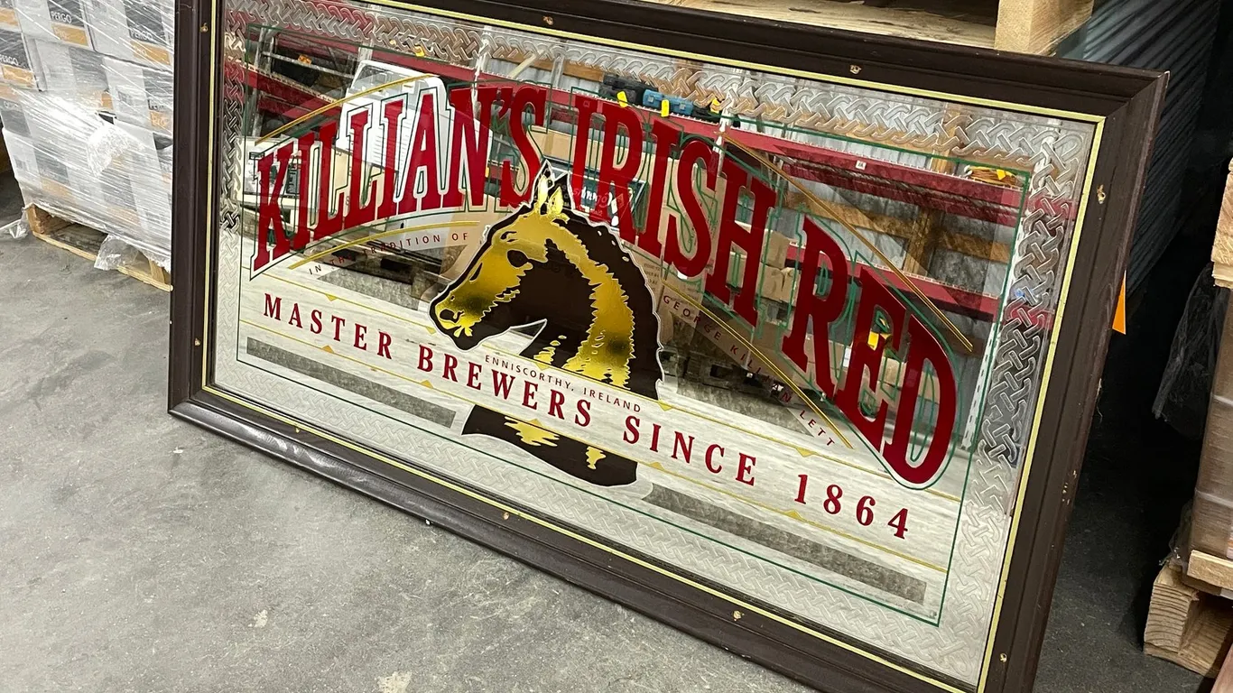 Killian's Iris Red Beer Mirror Sign