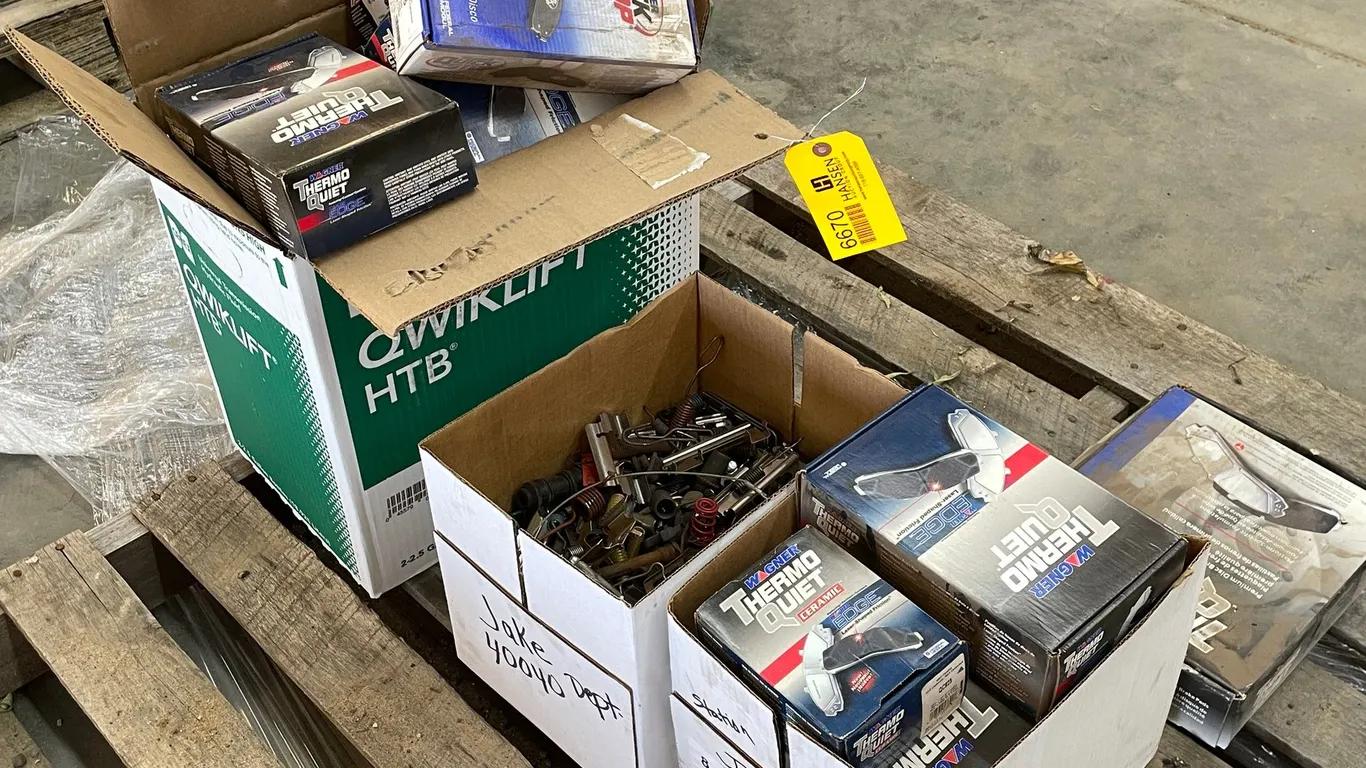 (3) Boxes of Automotive Brake Parts