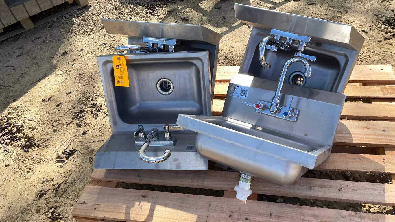 (4) Elkay Stainless Steel Sinks