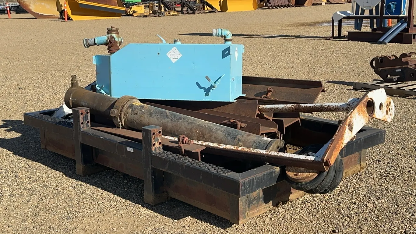 Steel Box With Nordic Hoist, Steel I-Beam