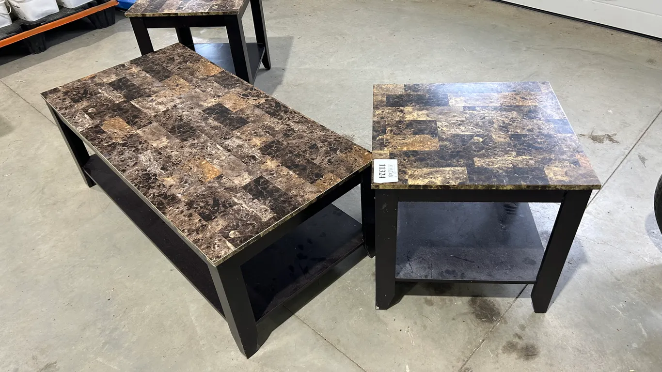 Matching Living Room Set, 2 Side tables and Coffee Table