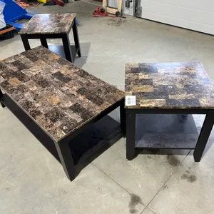 Matching Living Room Set, 2 Side tables and Coffee Table