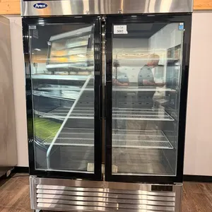 Atosa Bottom Mount Glass Door Freezer