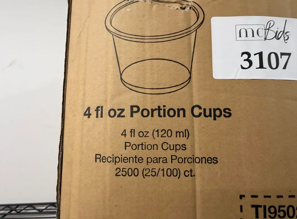 4oz Portion Cups and Lids