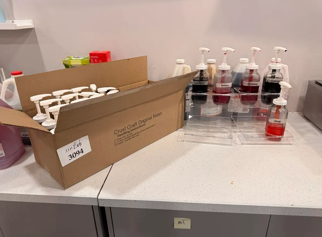 Assortment of Flavouring Dispensers