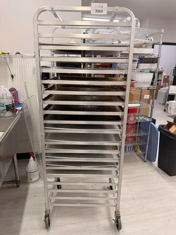 Magnum Rolling Sheet Pan Rack with Baking Sheets as Pictured